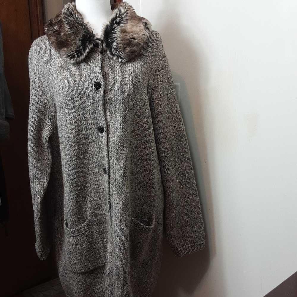 J. JILL Long Tunic Cardigan
